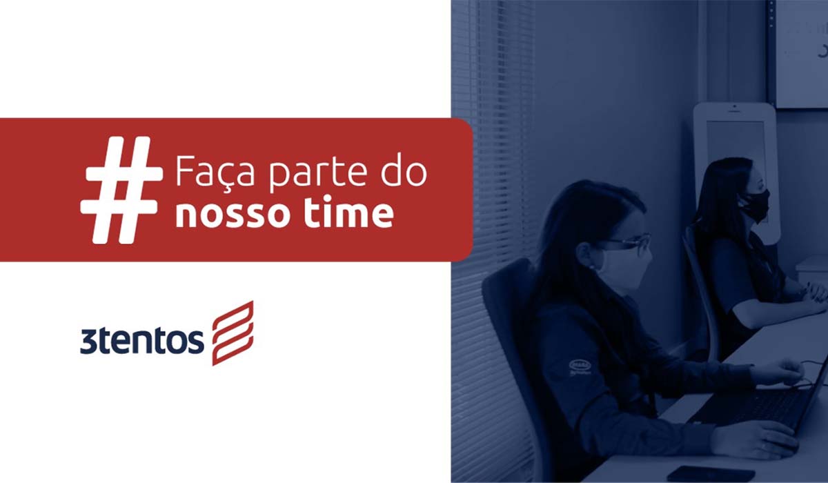 3tentos abre novas vagas de emprego, confira as oportunidades. Foto: Divulgação