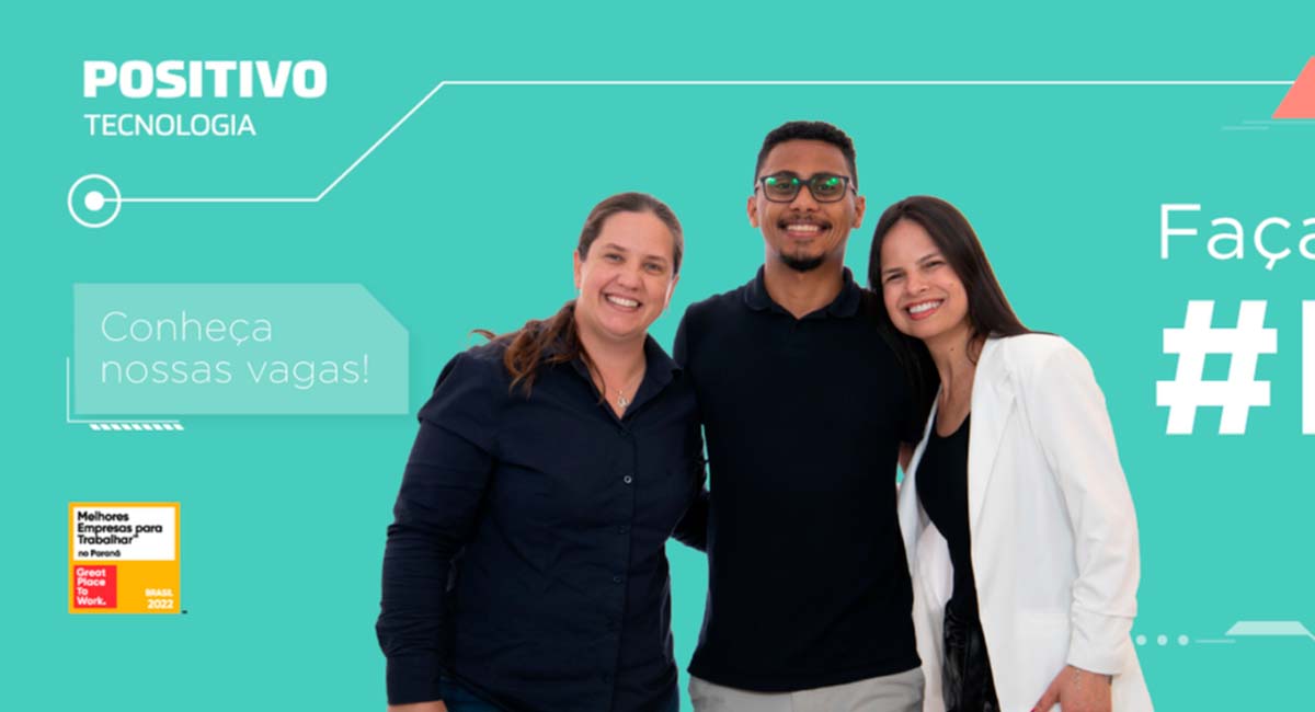 Positivo abre novas vagas de emprego, confira as oportunidades e saiba como se candidatar por lá. Foto: Divulgação