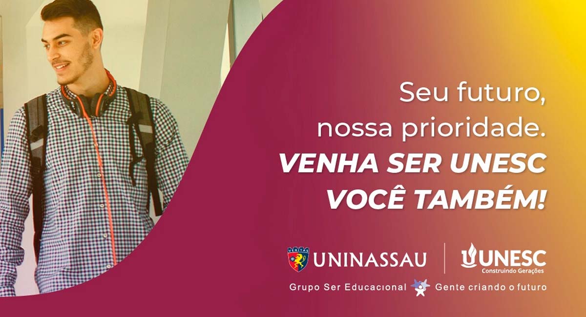 UNESC abre novas vagas de emprego, confira as oportundiades. Foto: Divulgação