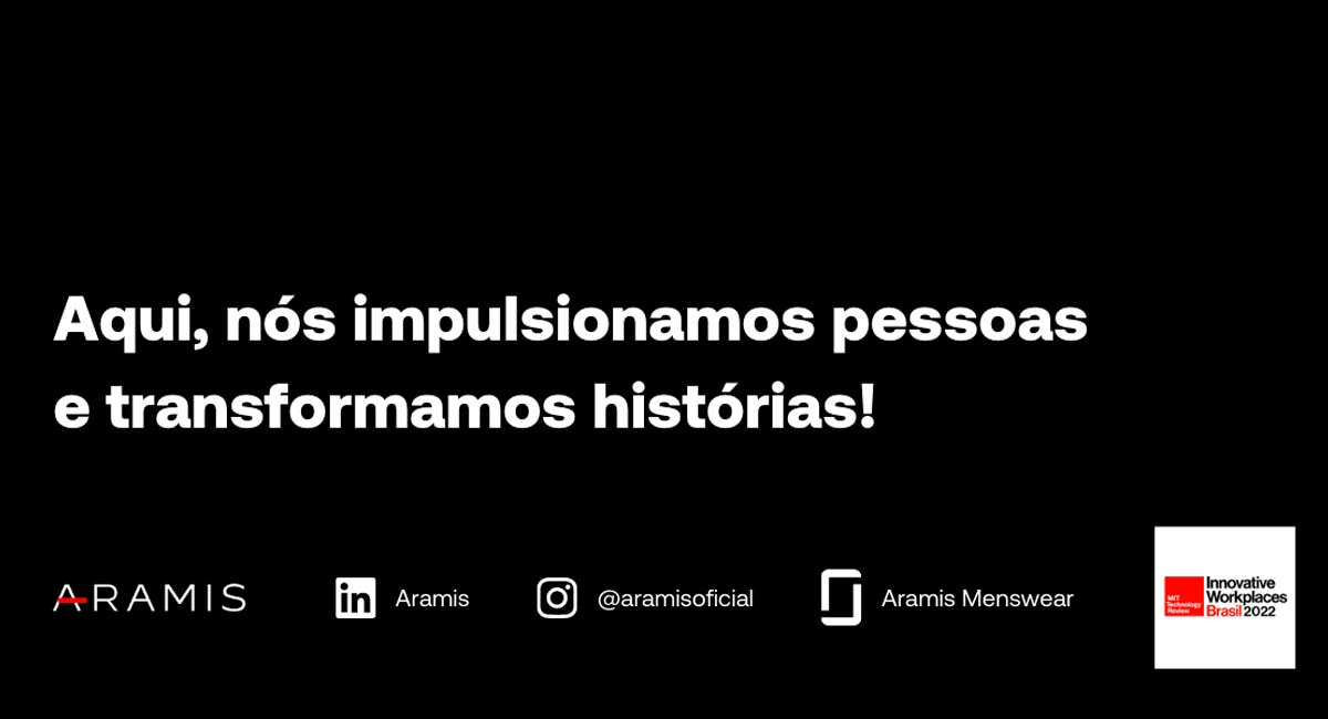 A Aramis é uma companhia de moda masculina. Foto: Divulgação