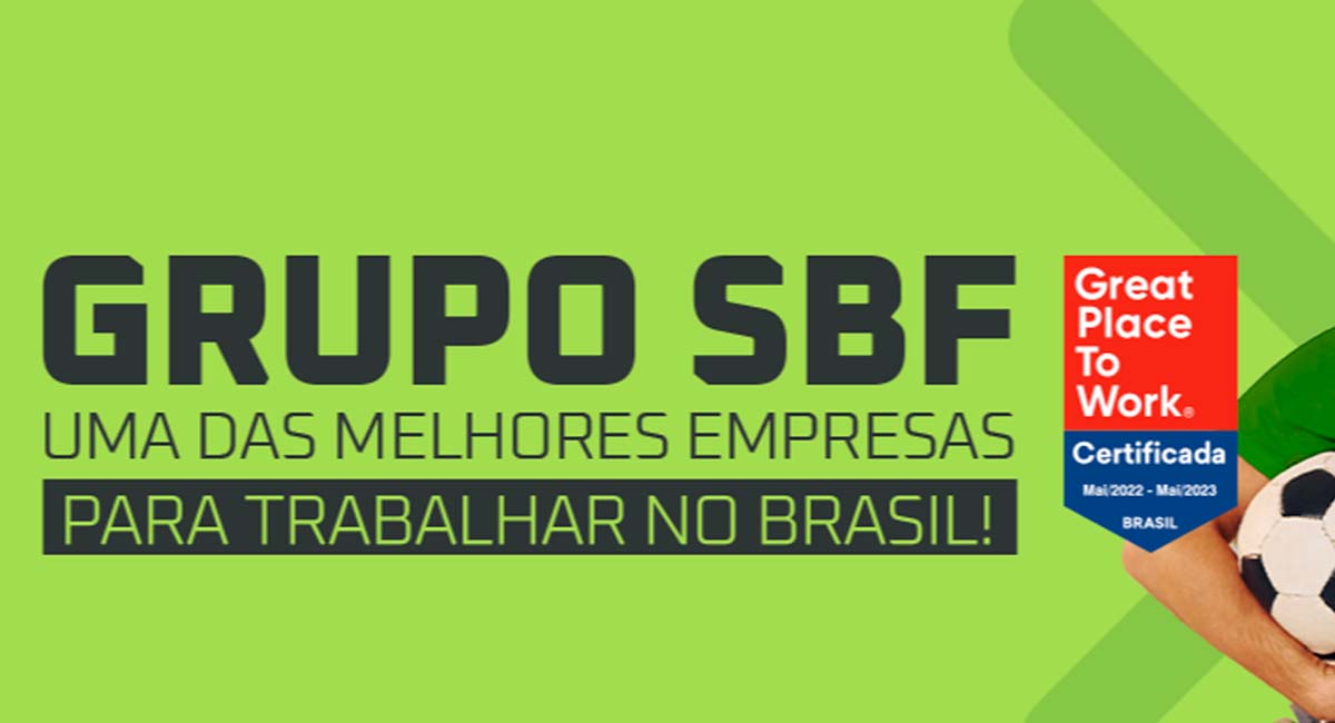 O Grupo SBF está com novas vagas de emprego, confira as oportunidades. Foto: Divulgação