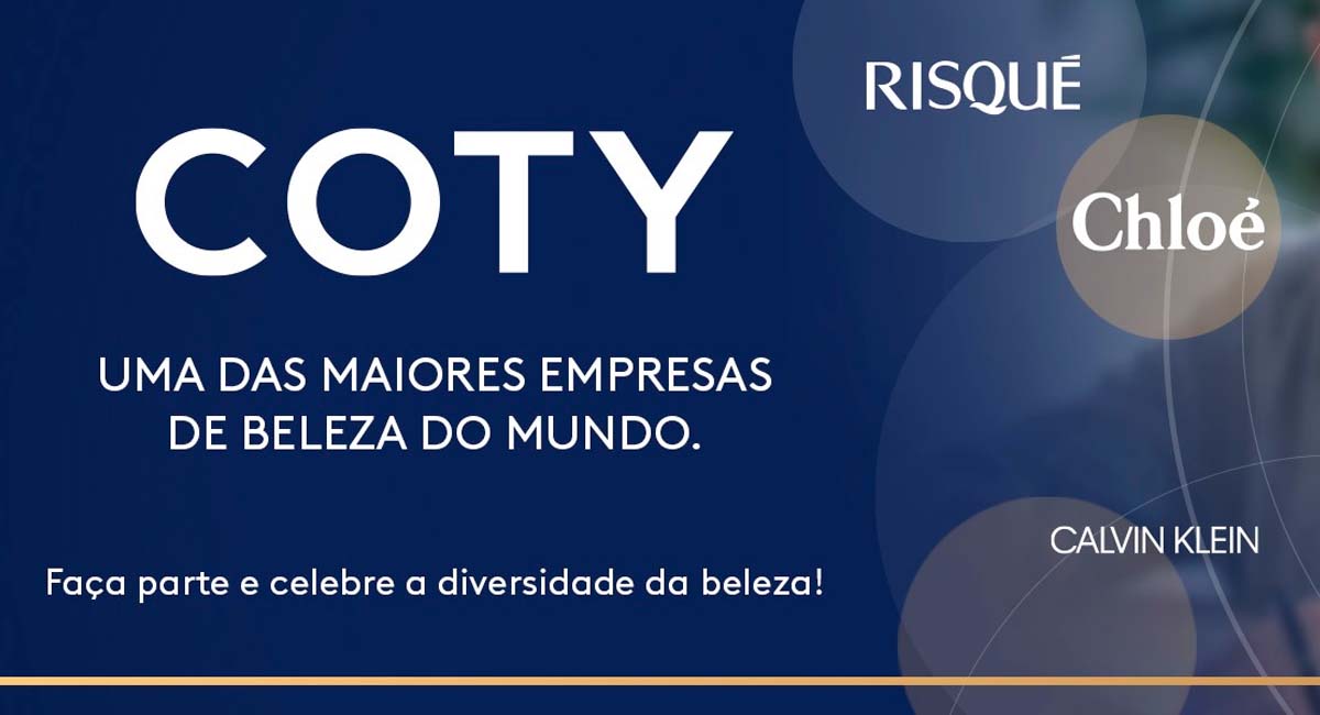 A Coty é uma das maiores empresas do segmento de estética e beleza do mundo. Foto: Divulgação