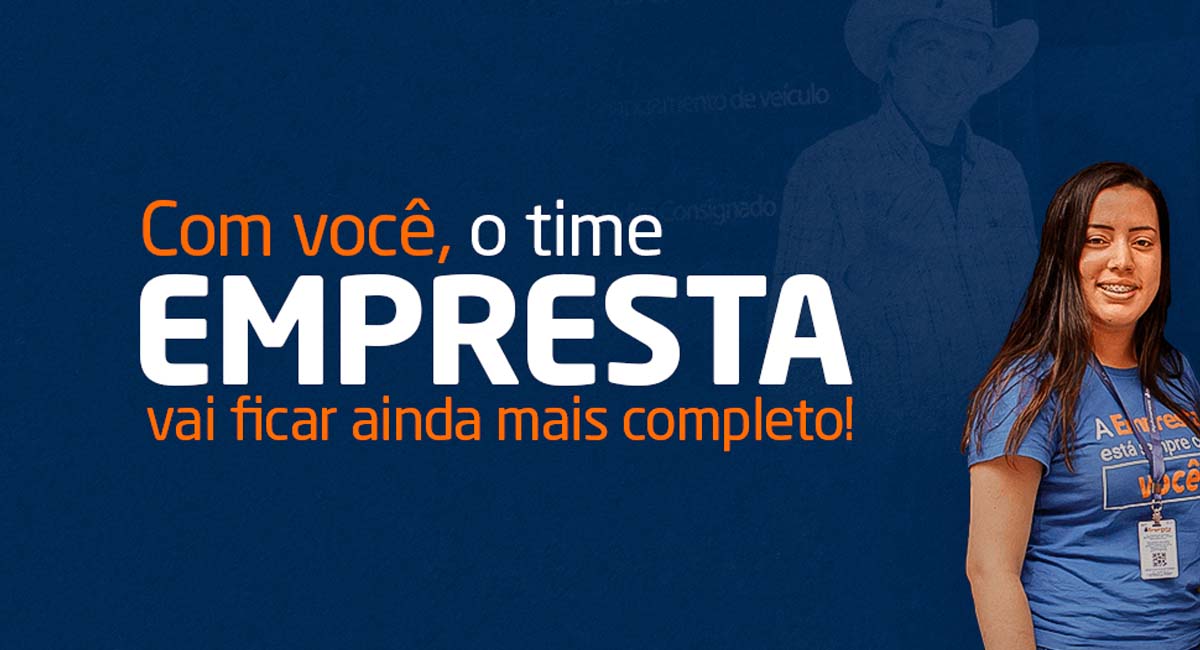 A Empresta está com novas vagas de emprego, confira quais são as oportunidades. Foto: Divulgação