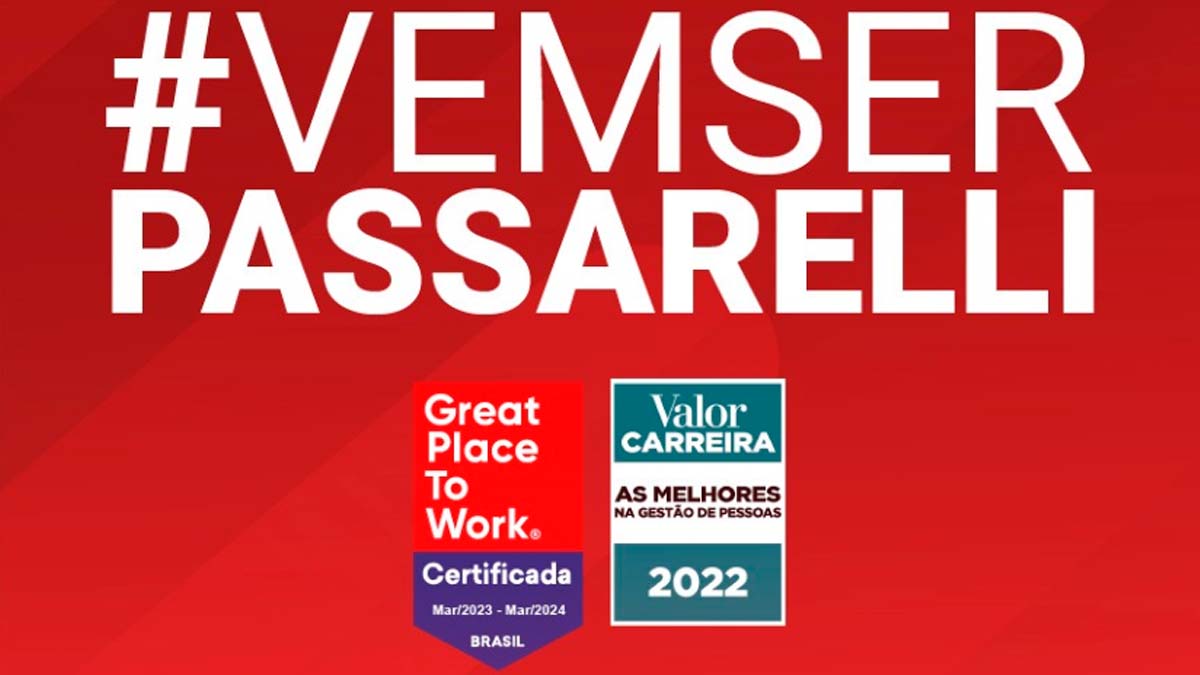 O Grupo Passarelli está com NOVAS VAGAS DE EMPREGO, confira aqui as oportunidades. Foto: Reprodução