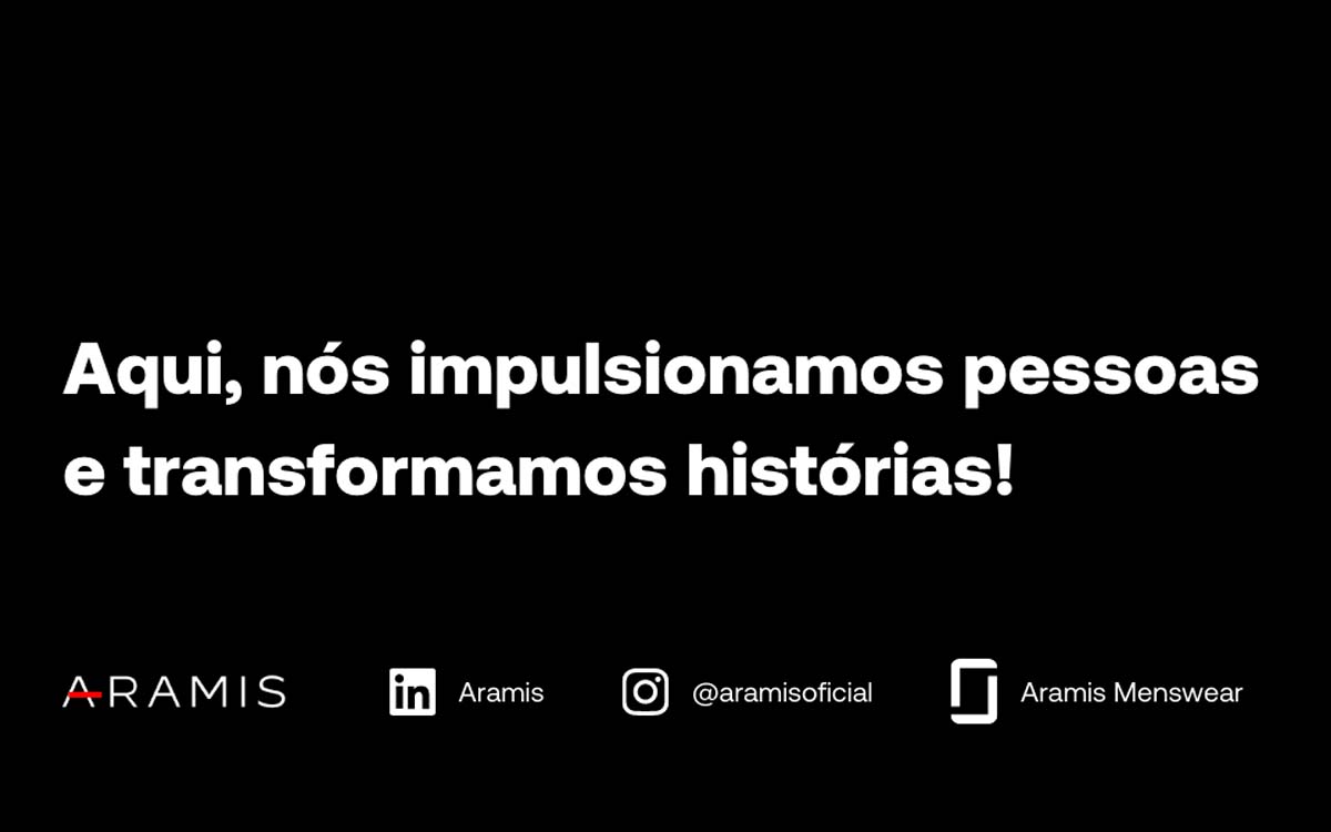 Conquistar uma vagas de emprego na Aramis é a sua chance de atuar no mundo da moda e em seus diversos setores.