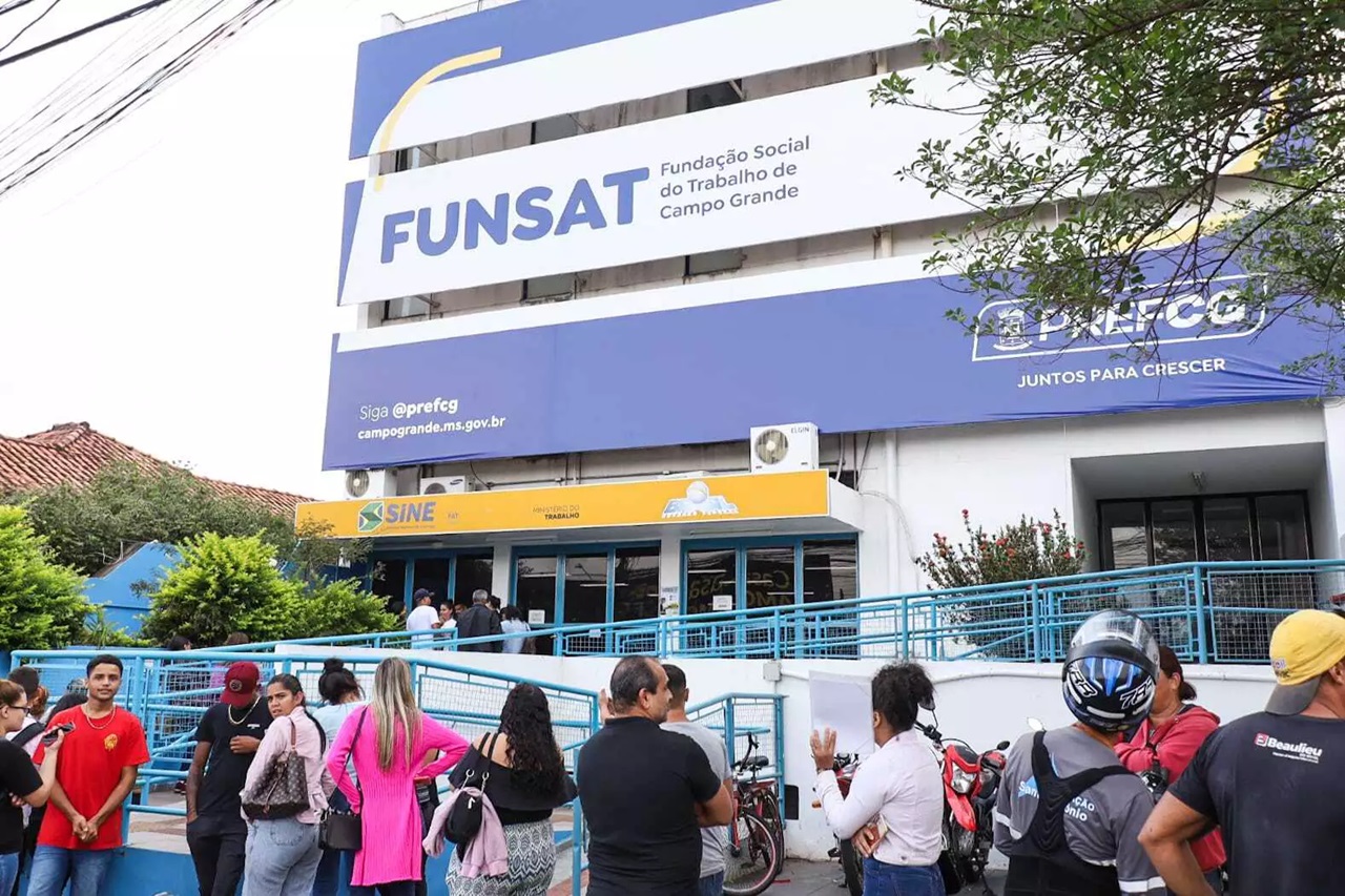 Mais de 2.000 Oportunidades Funsat Abre VAGAS de Emprego em Campo Grande
